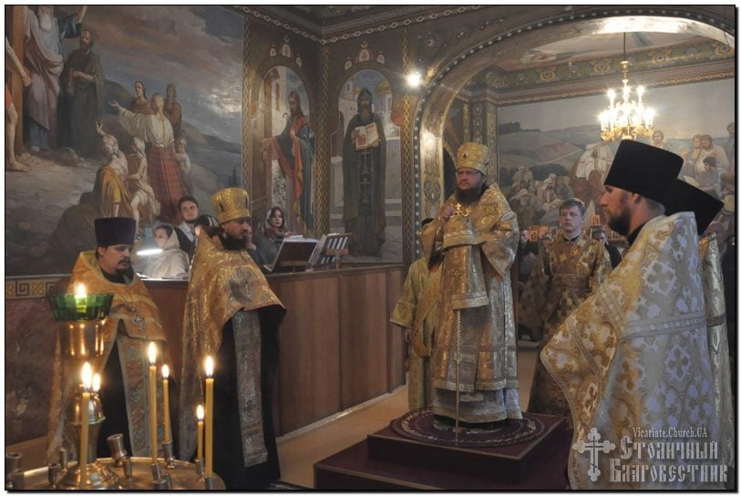 Архиепископ Феодосий совершил всенощное бдение накануне Недели 19-й по Пятидесятнице