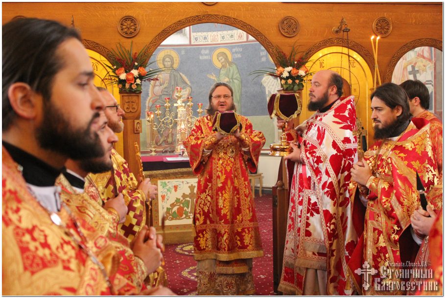 Архієпископ Феодосій очолив богослужіння престольного свята в Єкатерининському храмі на Лук’янівці