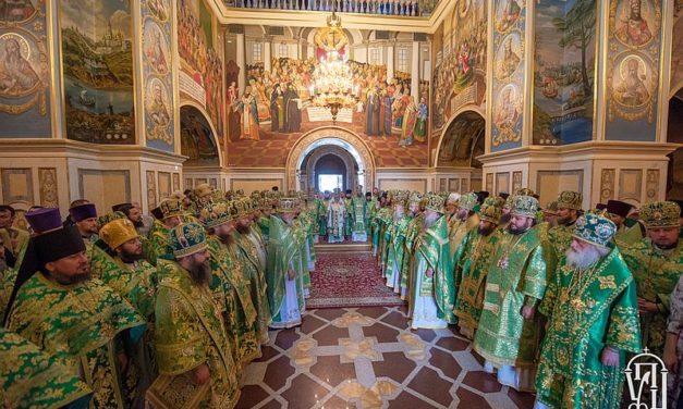 У день пам’яті прп.Антонія Печерського архієпископ Феодосій співслужив Предстоятелю у Києво-Печерський Лаврі (+ВІДЕО)