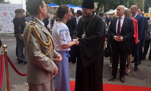 Архиепископ Боярский Феодосий принял участие в приеме посольства Франции