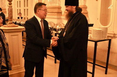 Архієпископ Боярський Феодосій взяв участь у прийомі з нагоди Дня незалежності Республіки Казахстан
