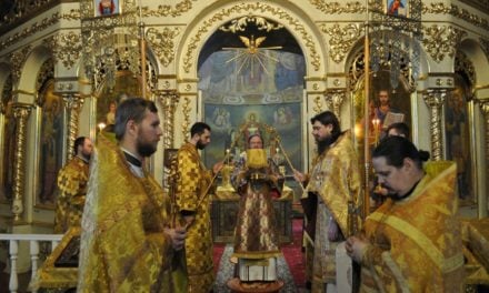 Архиепископ Феодосий совершил Литургию в Неделю о Закхее
