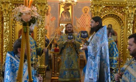 Архиепископ Феодосий совершил Литургию в день праздника Сретения Господня (+ВИДЕО)