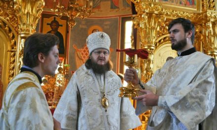 Архиепископ Феодосий совершил Божественную литургию в Лазареву субботу (+ВИДЕО)