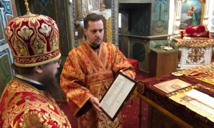 Архієпископ Феодосій звершив Літургію в День 75-річчя Великої Перемоги