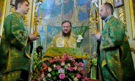 Архієпископ Феодосій звершив святкове богослужіння в День Святої Трійці