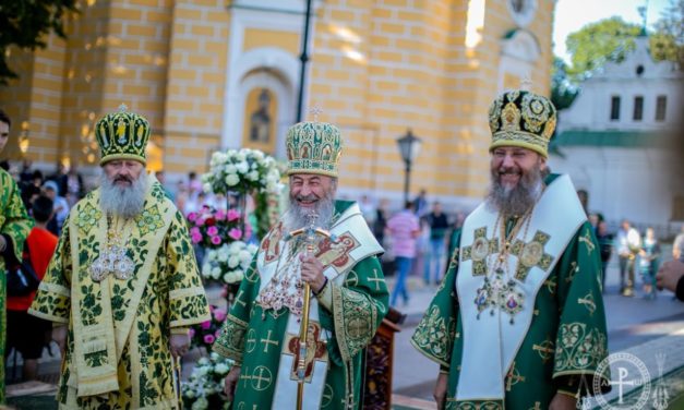 У день пам’яті прп.Антонія Печерського архієпископ Феодосій співслужив Предстоятелю у Києво-Печерський Лаврі (+ВІДЕО)