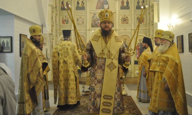 Архиепископ Феодосий возглавил Литургию в с.Григоровка Каневского благочиния