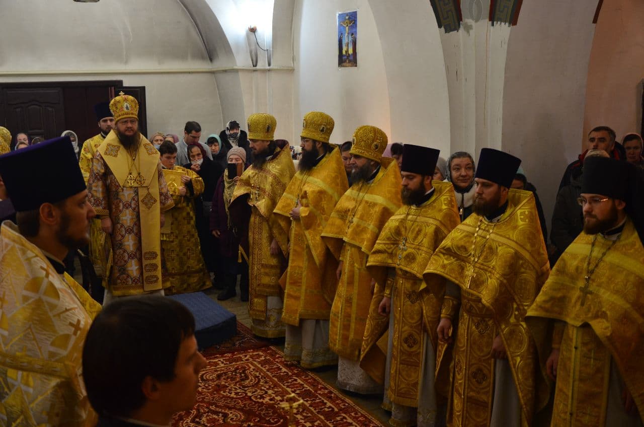 Архиепископ Феодосий возглавил богослужение малого престольного праздника Христо-Рождественского Архиерейского подворья в г.Черкассы