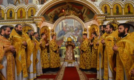 Архієпископ Черкаський і Канівський Феодосій звершив Божественну літургію в Новорічну ніч
