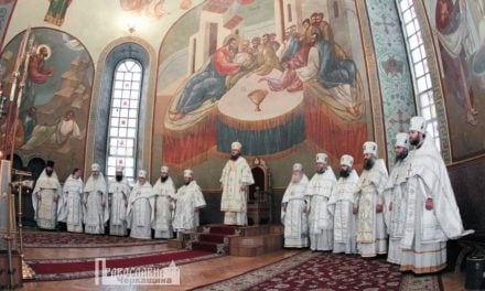 Архиерейское служение в праздник Обрезания Господня в кафедральном Михайловском соборе