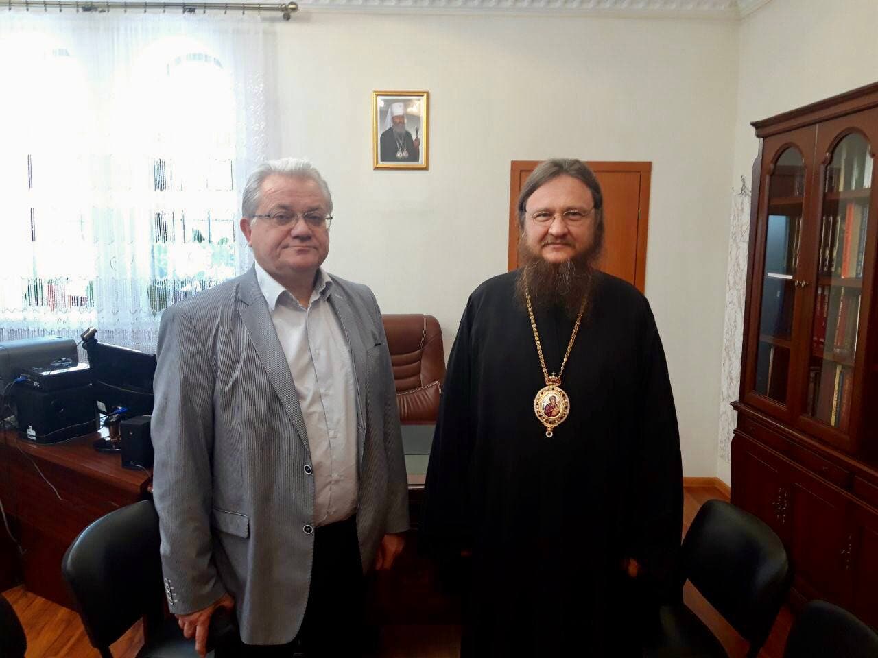 Архиепископ Феодосий встретился с ректором Черкасского государственного технологического университета