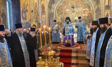 Архієпископ Феодосій звершив всенічне бдіння напередодні свята Стрітення