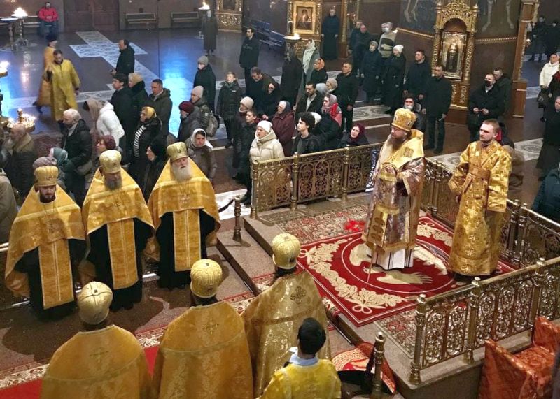 Архиепископ Феодосий совершил всенощное бдение накануне Недели о блудном сыне