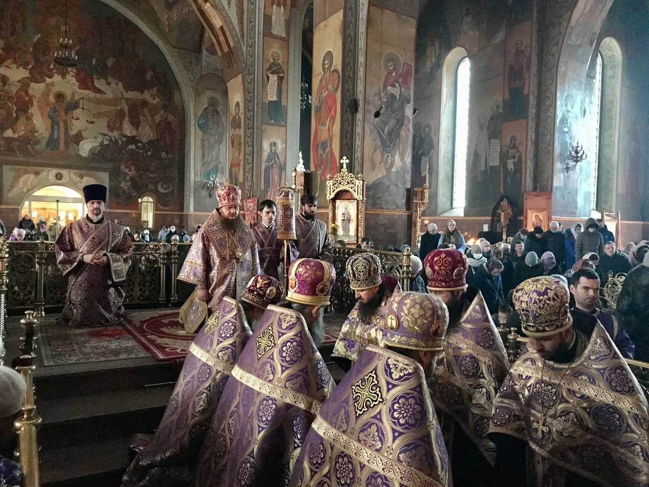 Архиепископ Феодосий совершил всенощное бдение накануне Недели 1-й Великого поста