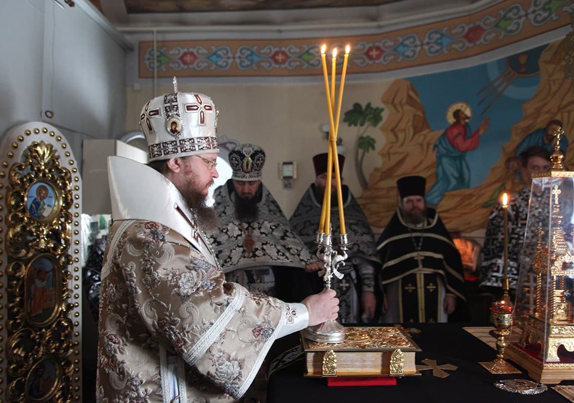 Архієпископ Феодосій очолив престольне свято в скиту Мотронинського монастиря
