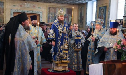 Архієпископ Феодосій звершив Благовіщенську всенічну у Стеблівському жіночому монастирі