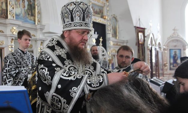 Архиепископ Феодосий совершил монашеский постриг в Свято-Николаевском Лебединском монастыре