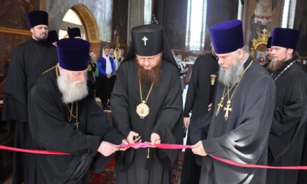 В Черкасской епархии открылась выставка епархиальной иконописной школы-мастерской