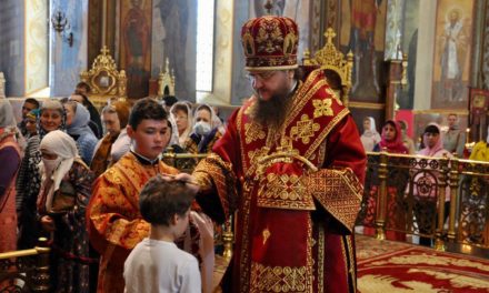 Архієпископ Черкаський і Канівський Феодосій звершив всенічне бдіння напередодні Неділі 4-ї після Пасхи