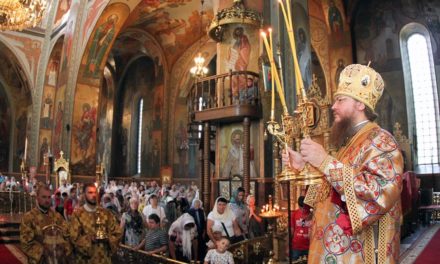 Архиепископ Феодосий принимал поздравления с годовщиной пребывания на Черкасской архиерейской кафедре