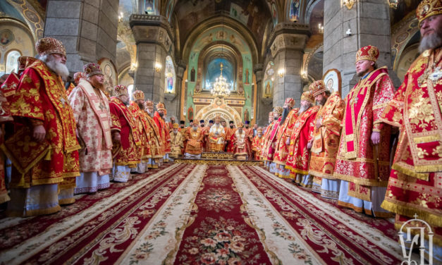 Митрополит Феодосий сослужил Предстоятелю УПЦ на торжествах по случаю прославления святого в Житомире