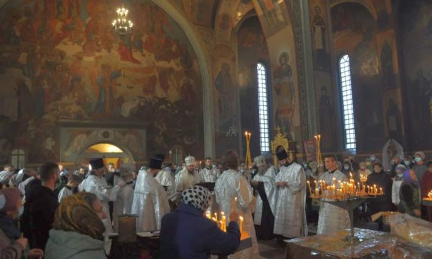 Митрополит Черкасский и Каневский Феодосий совершил богослужения Димитриевской родительской субботы
