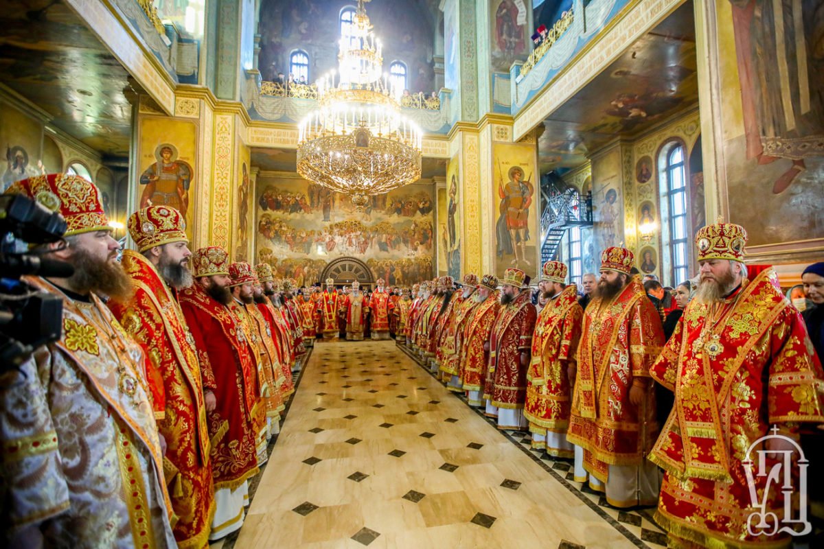 Митрополит Феодосий сослужил Предстоятелю УПЦ на торжествах по случаю прославления святого в Борисполе (+ВИДЕО)