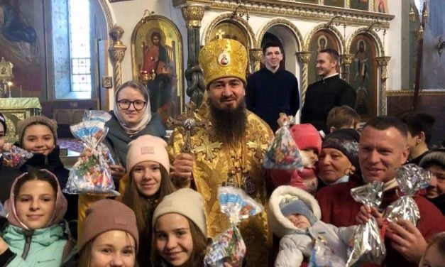 Литургия в день памяти свт.Николая Чудотворца в Архангело-Михайловском кафедральном соборе г.Черкассы