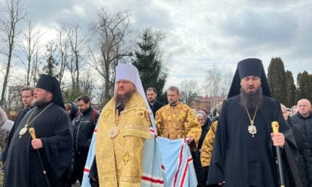 Во всех храмах Черкасской епархии одновременно помолились об установлении мира в Украине