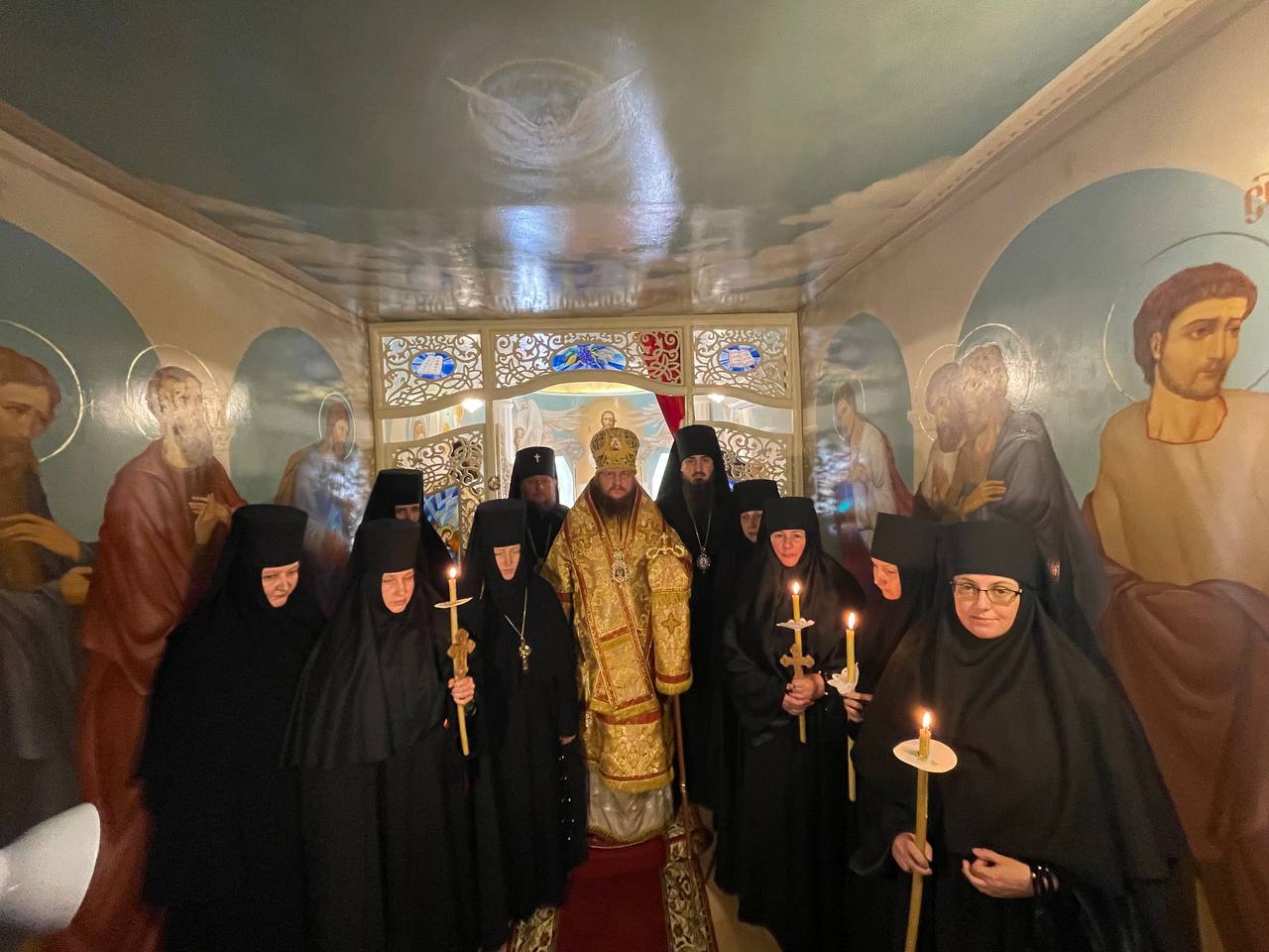 В Крестовом храме Черкасского епархиального управления совершен монашеский постриг