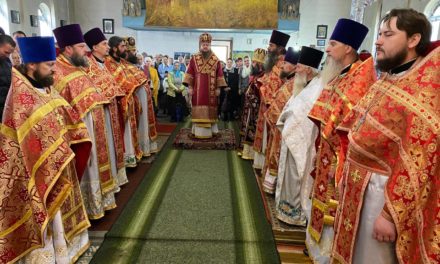 Митрополит Феодосий возглавил соборную Литургию духовенства Смелянского благочиния (+ВИДЕО)