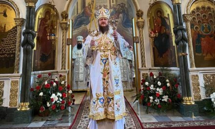 В праздник Вознесения Господня митрополит Феодосий совершил Литургию в Архангело-Михайловском кафедральном соборе г.Черкассы