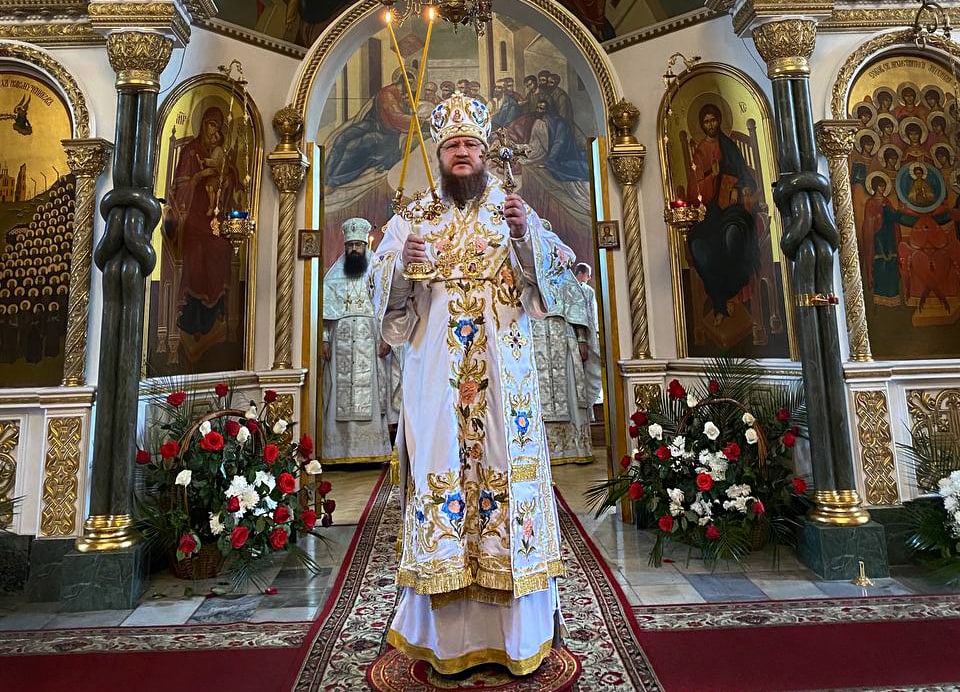 В праздник Вознесения Господня митрополит Феодосий совершил Литургию в Архангело-Михайловском кафедральном соборе г.Черкассы