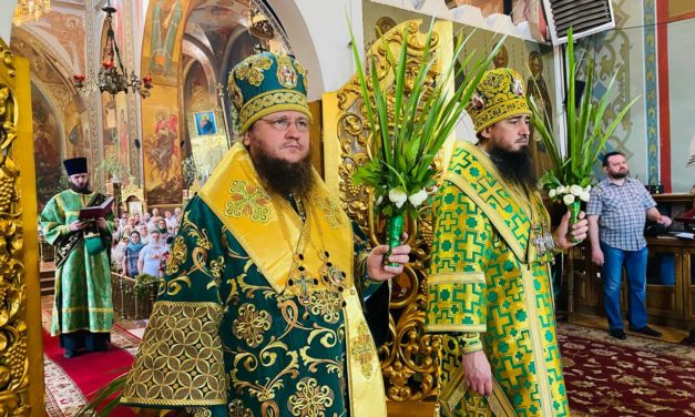Митрополит Феодосий возглавил праздничные богослужения в День Святой Троицы