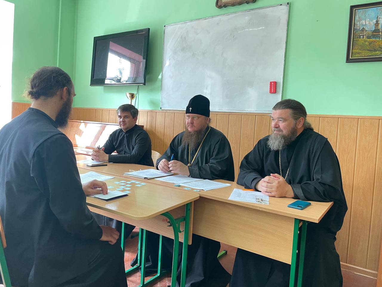 Митрополит Феодосий принял участие в работе экзаменационной комиссии на вступительных экзаменах в Киевскую Духовную Академию