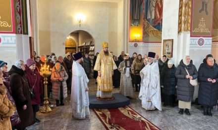 Епископ Антоний совершил Литургию на Христо-Рождественском архиерейском подворье г.Черкассы
