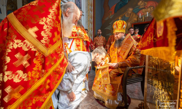 Епископ Антоний совершил Литургию и священническую хиротонию на Христо-Рождественском архиерейском подворье г.Черкассы (+ВИДЕО)