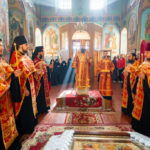 Епископ Антоний совершил воскресное Всенощное бдение в Свято-Троицком Мотронинском монастыре