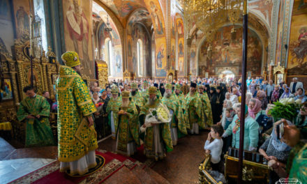 Божественна Літургія в День небесного покровителя вікарного архієрея Черкаської єпархії (+ВІДЕО)