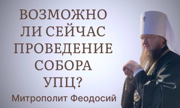 Митрополит Феодосий об инициативе скорого проведения Собора УПЦ (Киев, домашний арест, 31.07.2023)