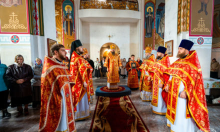 Епископ Антоний совершил Литургию на Христо-Рождественском архиерейском подворье г.Черкассы в День Тезоименитства его наместника (+ВИДЕО)