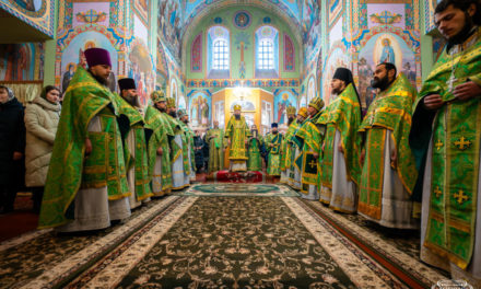 Єпископ Антоній звершив Літургію в день небесної покровительки Свято-Троїцького Мотронинського монастиря (+ВІДЕО)