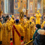 Божественная литургия в Неделю 24-ю по Пятидесятнице в Архангело-Михайловском кафедральном соборе г.Черкассы