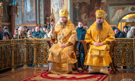 Митрополит Феодосий возглавил Литургию и молебен перед новым годом в кафедральном соборе г.Черкассы (+ВИДЕО)