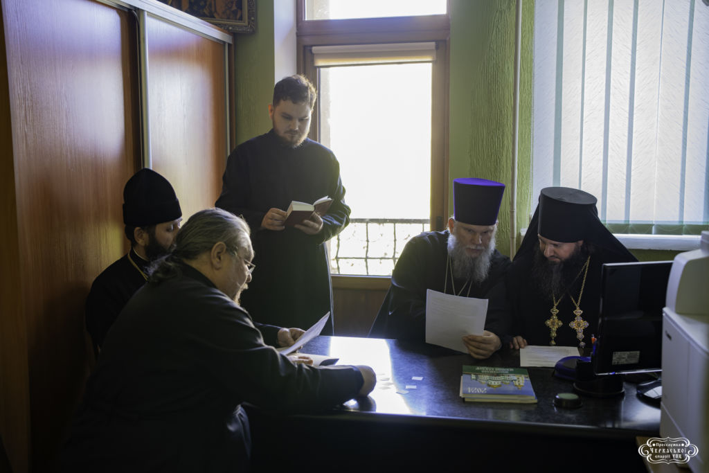 В Черкасской епархии проведён ставленнический экзамен для кандидата в священный сан