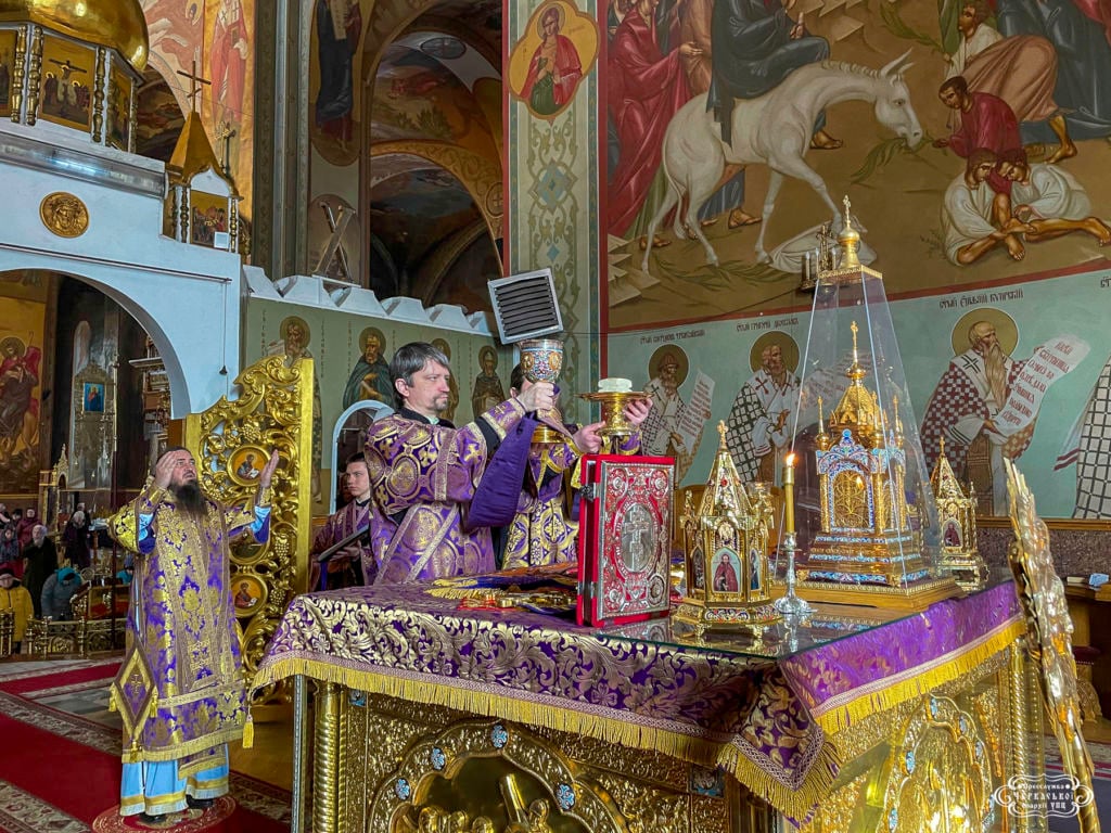 Божественна літургія у свято 40-ка мучеників Севастійських в Архангело-Михайлівському кафедральному соборі м. Черкаси