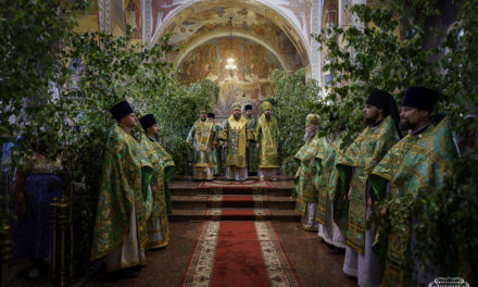 Митрополит Феодосій очолив Літургію у свято П’ятидесятниці в кафедральному соборі м.Черкаси (+ВІДЕО)