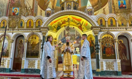 Божественная литургия в Неделю 7-ю по Пасхе в Архангело-Михайловском кафедральном соборе г.Черкассы