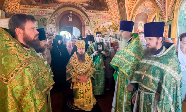 Єпископ Антоній звершив Літургію в престольне свято Свято-Онуфріївського монастиря